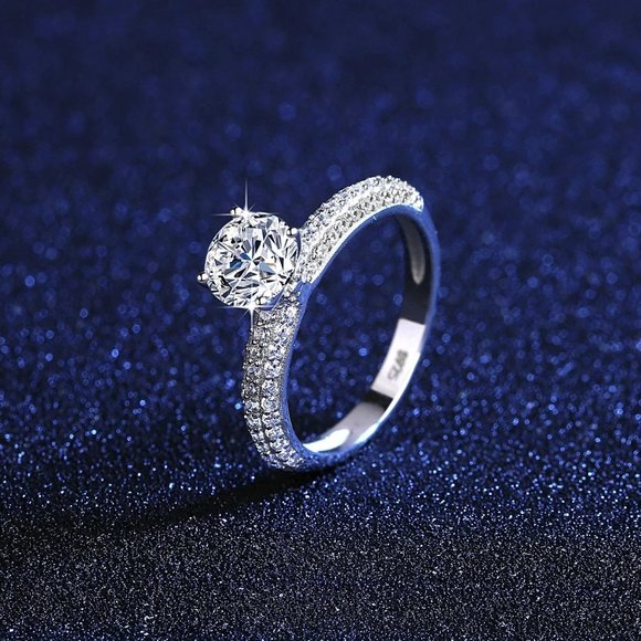 Certified 1ct. t.w. Brilliant Cut Diamond Ring - Picture 5 of 16